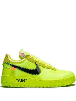 Off White Air Force 1 Nike low - yellow