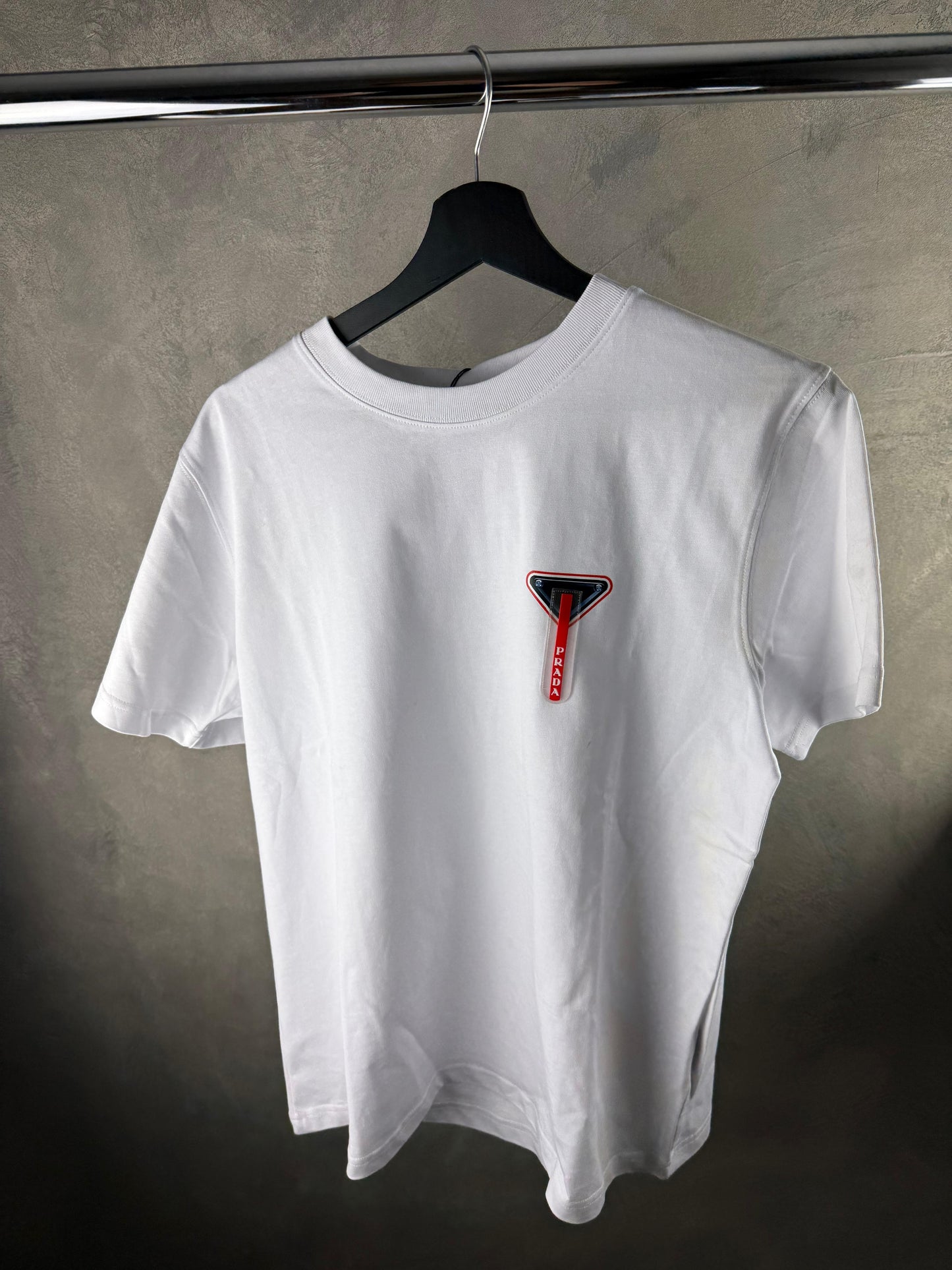 Prada Shirt White - Man, Size (M) oversize