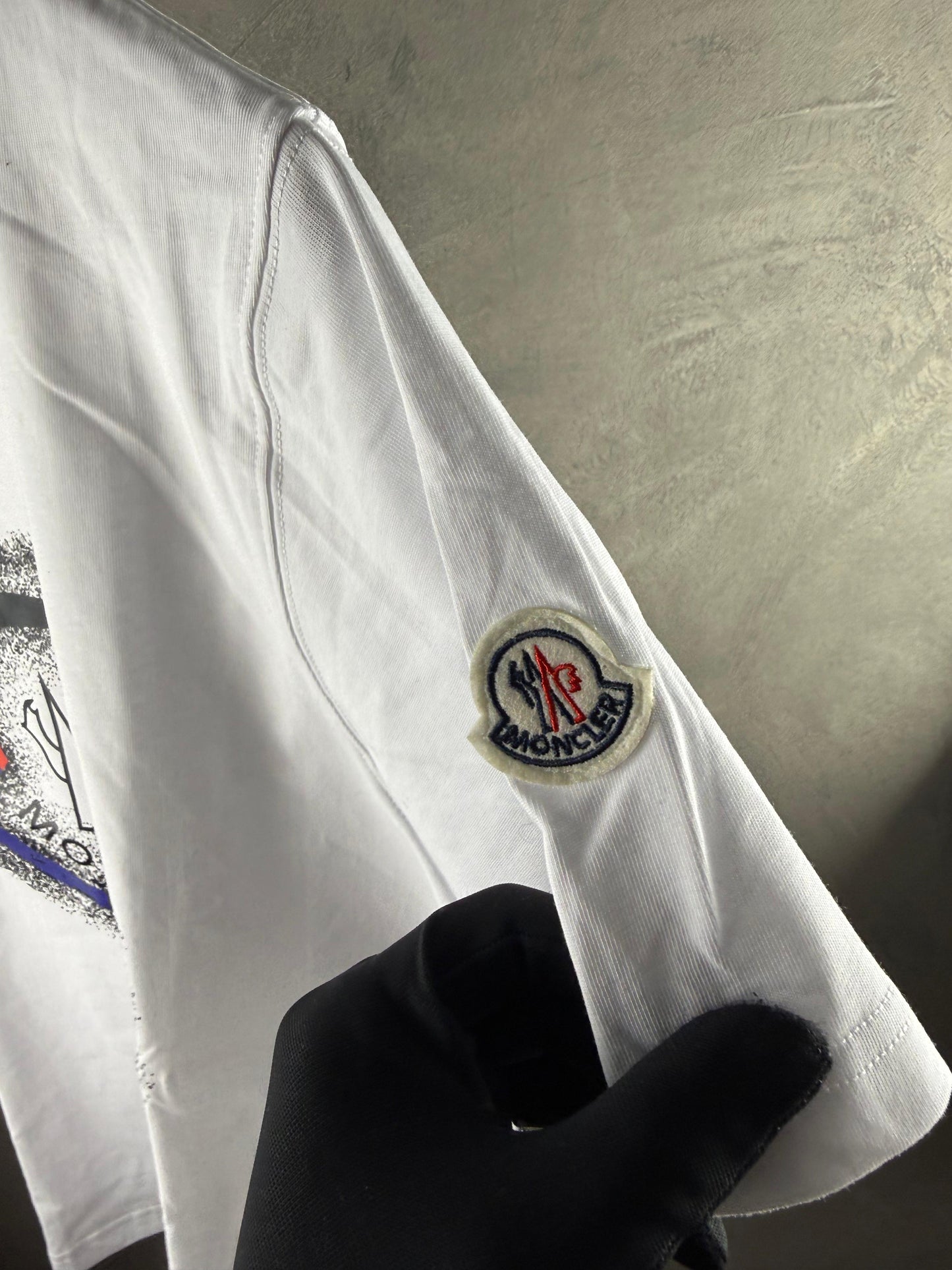 Moncler Shirt White - Man, Size (M) oversize