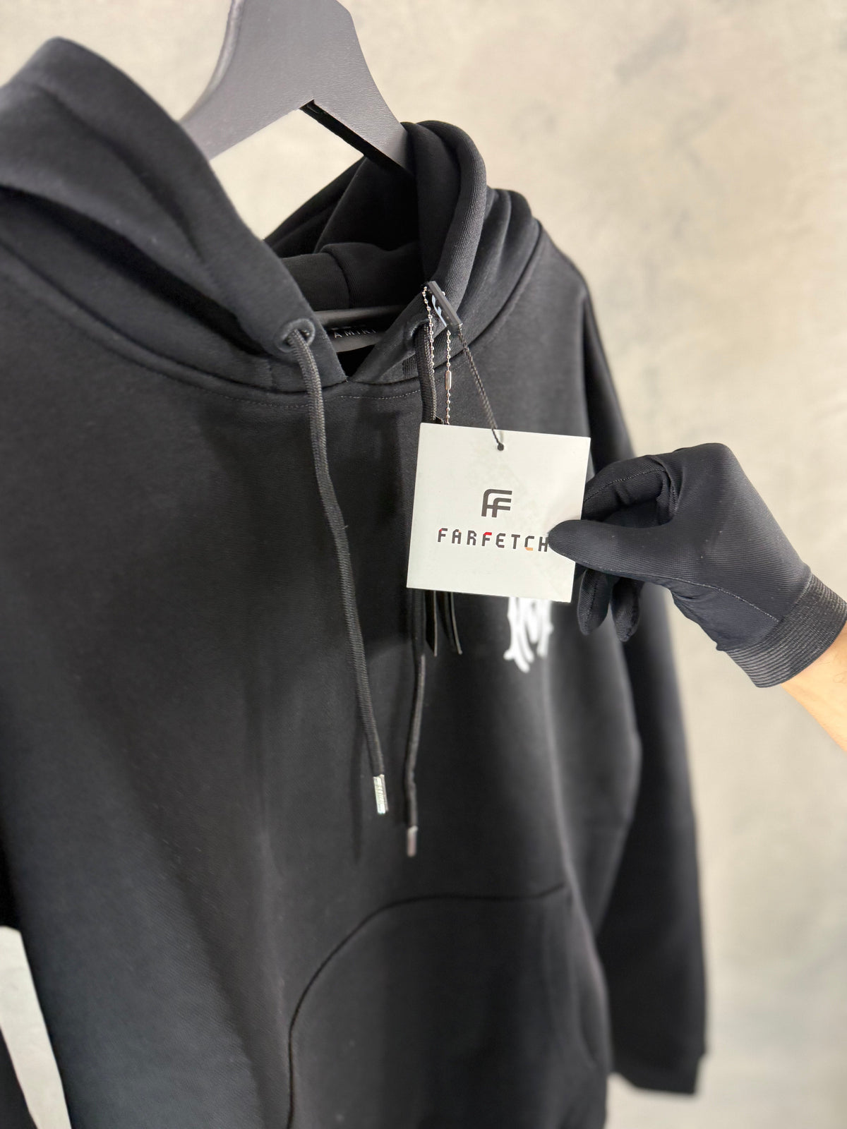 Man - Amiri Black Hoodie