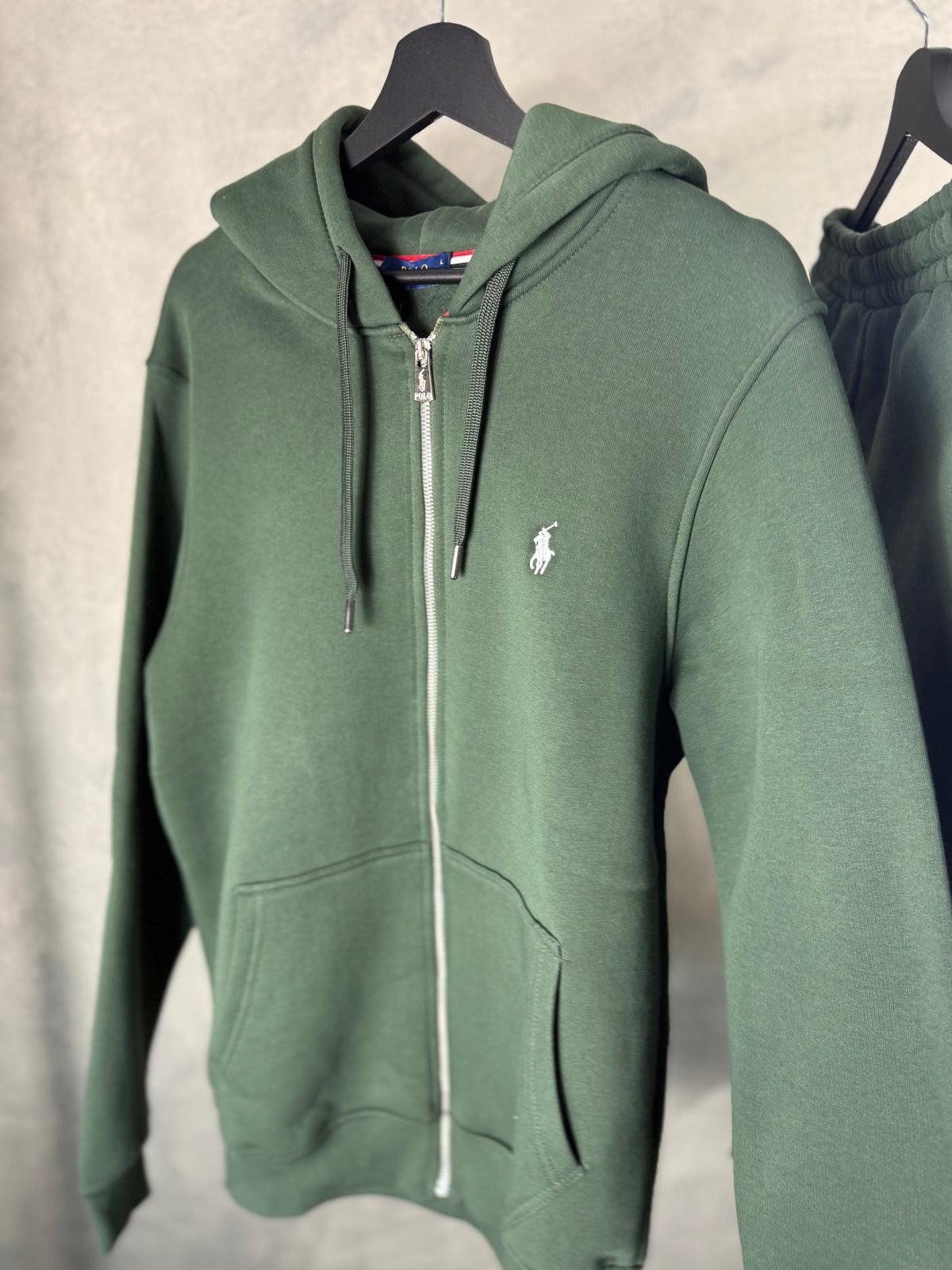 Men's Polo Green Tracksuit