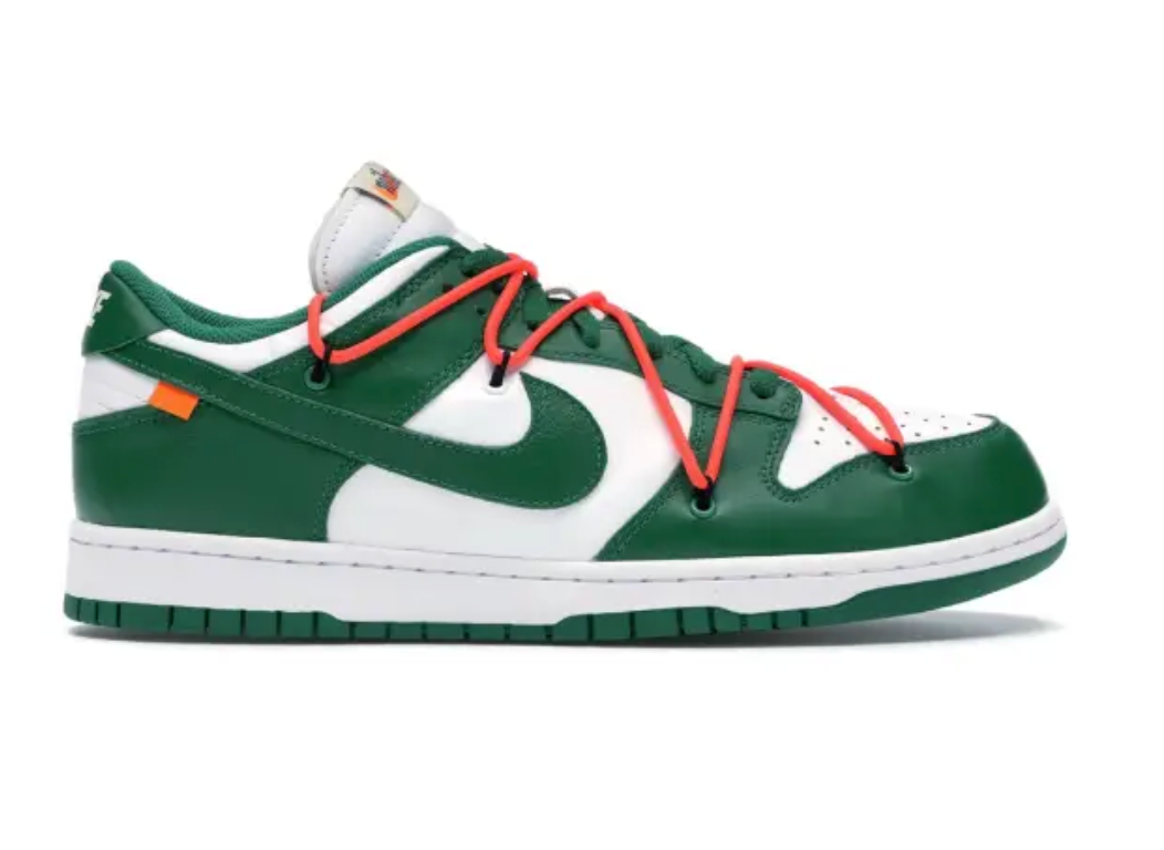 Off White Nike Dunk Low - Pine Green