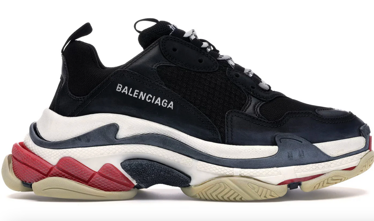 Balenciaga Triple S Black White
