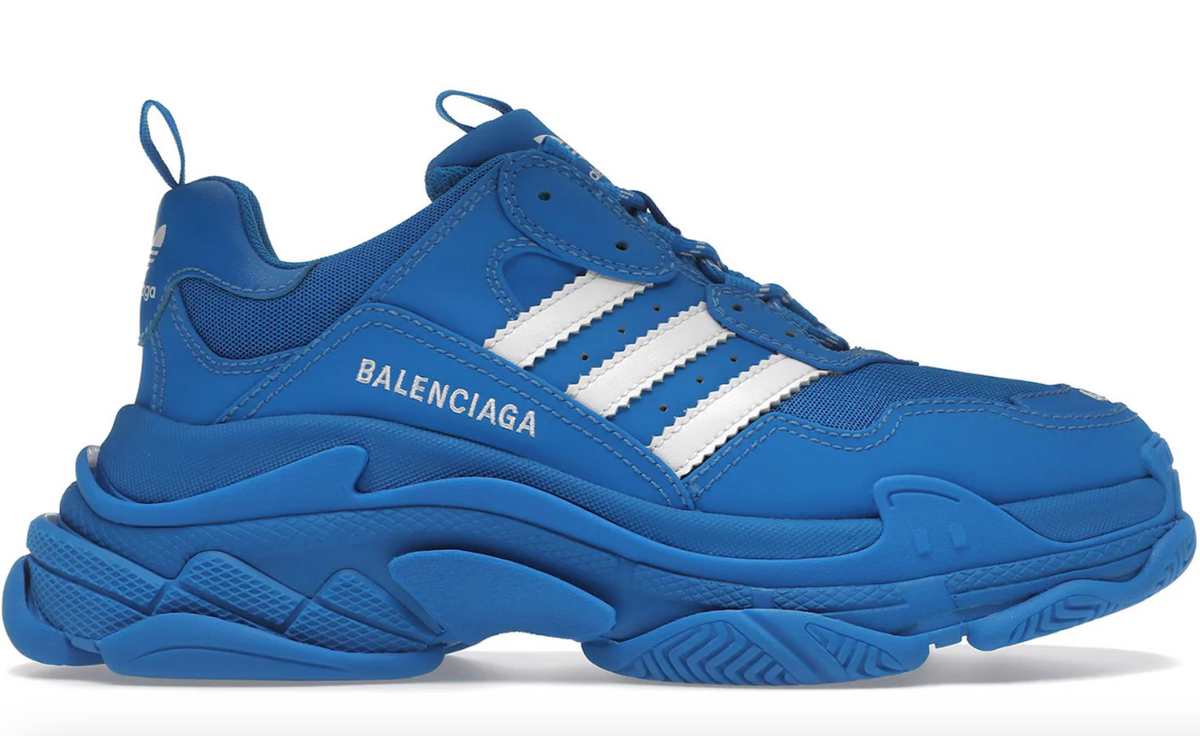 Balenciaga Triple S X Adidas Blue