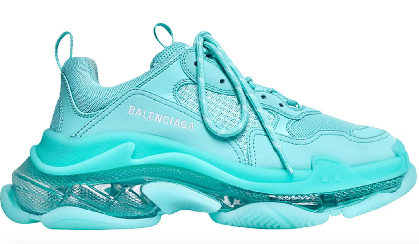 Balenciaga Triple S Blue (Clear Sole