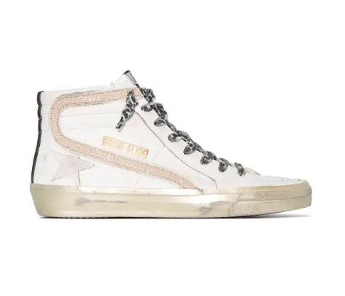 Golden Goose - White Black Taupe High