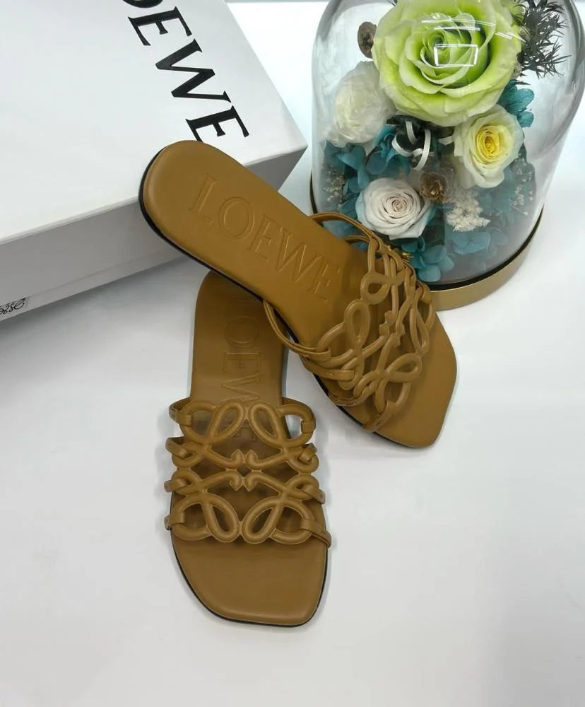 Loewe - Brown Slippers