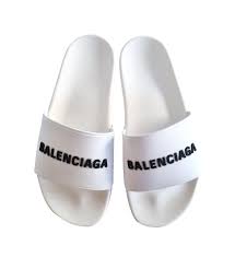 Balenciaga slippers - white
