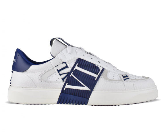 Valentino Garavani  - Weiß-blauer Sneaker