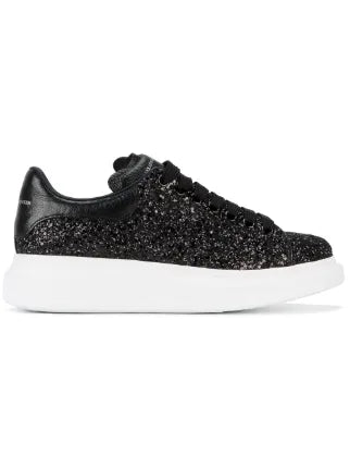 Alexander Mcqueen Black Glitter