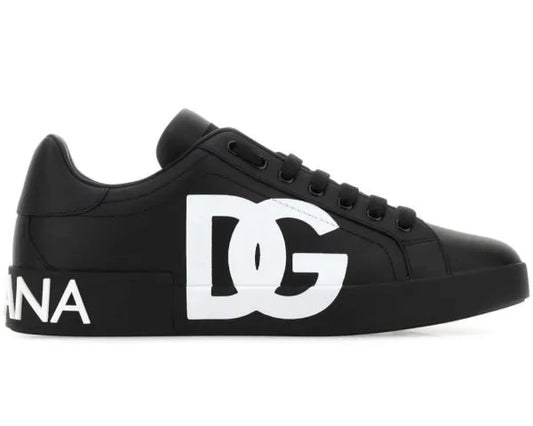 Dolce Gabbana - Black Portofino DG Logo Print