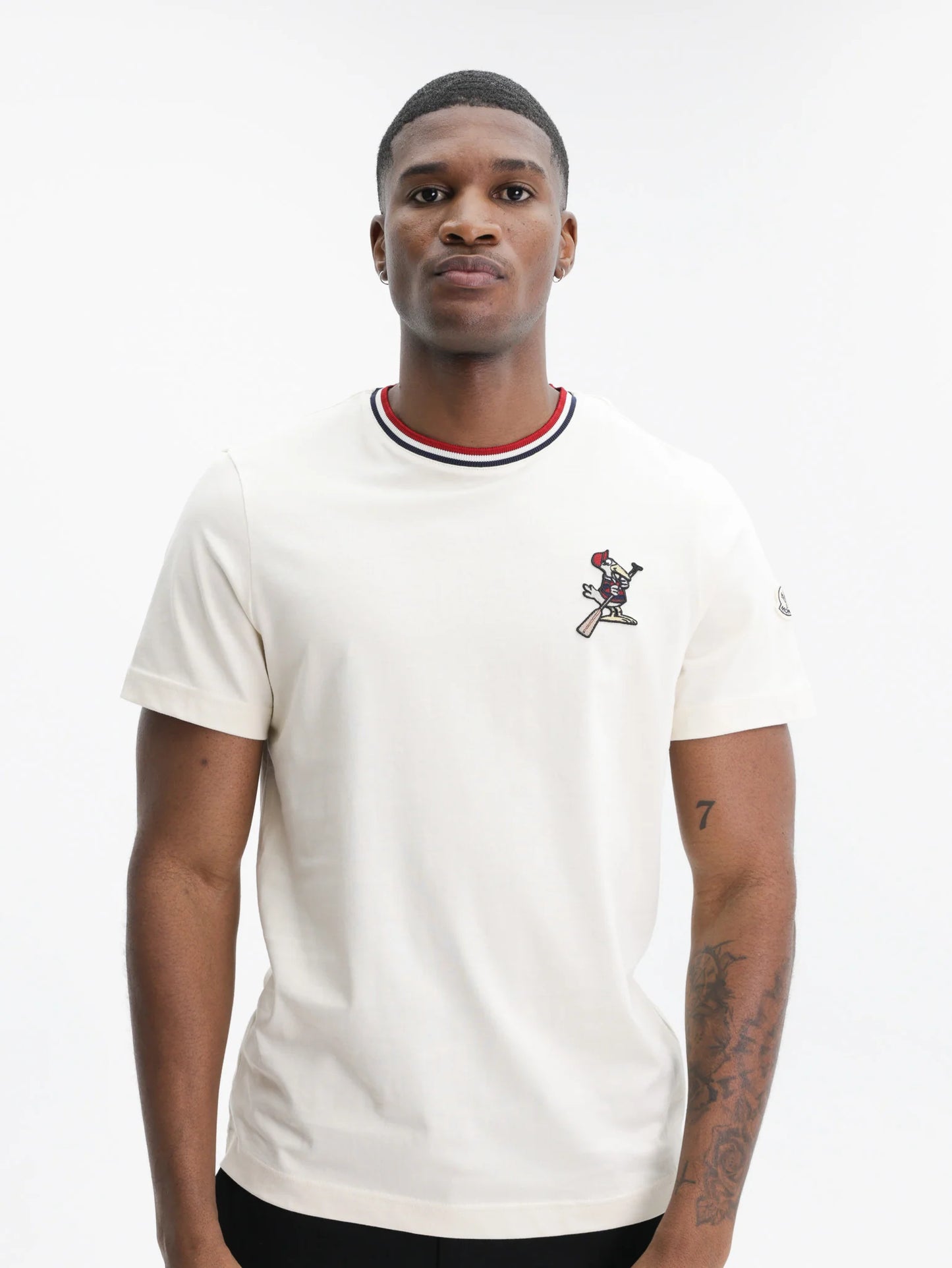Moncler Shirt White  - Man, Size (L)