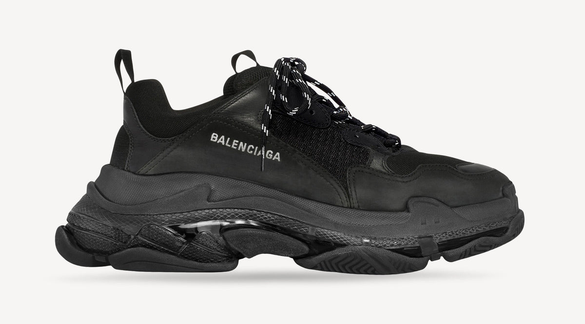 Balenciaga Triple S Black (Clear Sole)