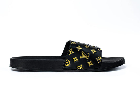 Louis Vuitton Slides - black gold