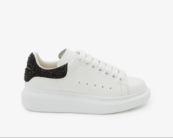 McQueen - White Black Glitter