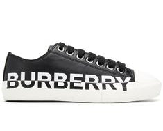 Burberry Logo Print - Black White