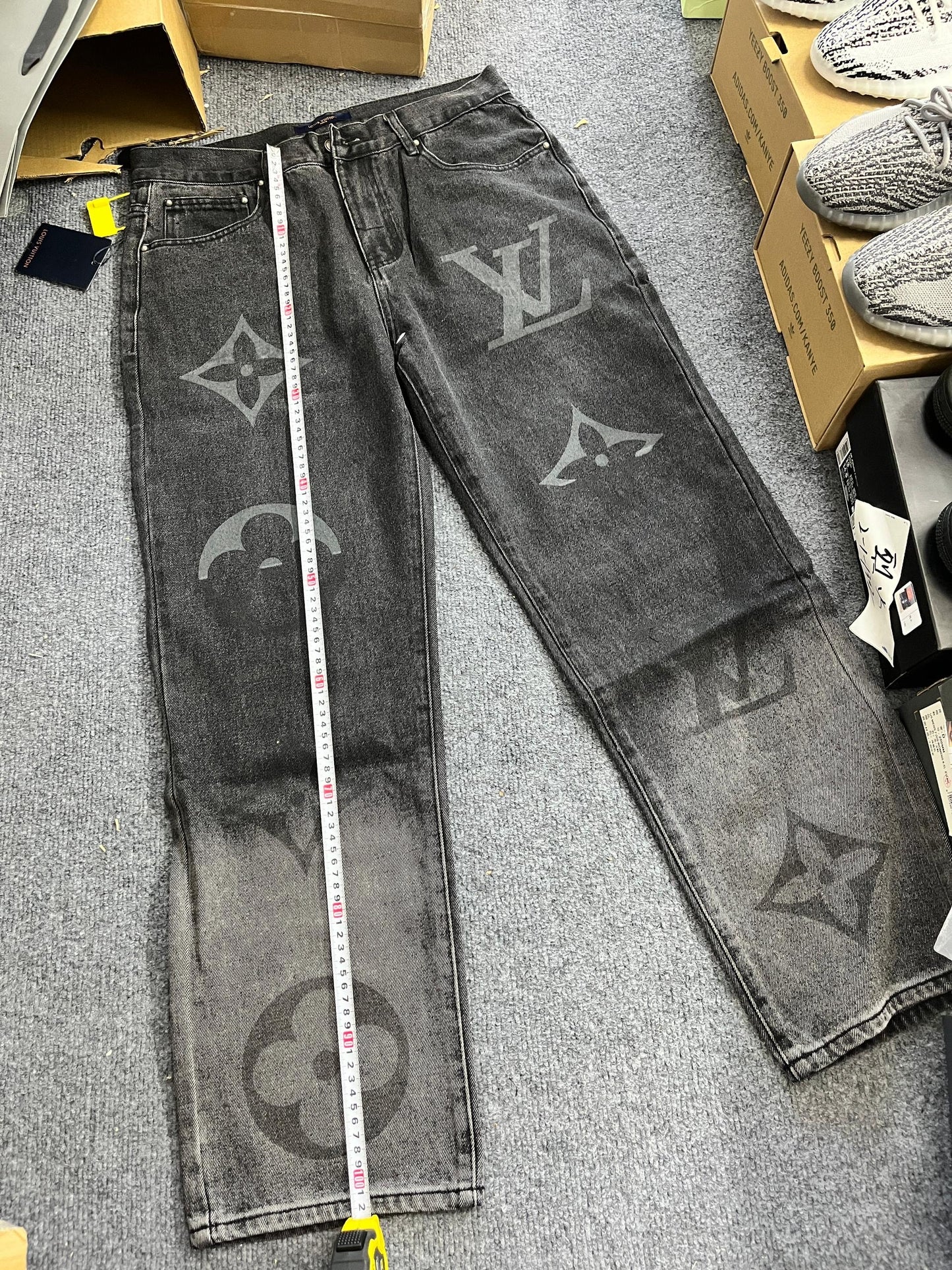 Louis Vuitton Trousers - Man, Size (XL) Grey / Black