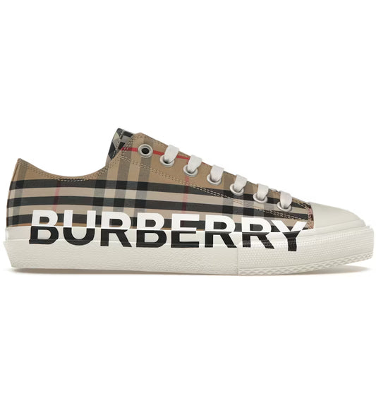Burberry - Logo Print Brown