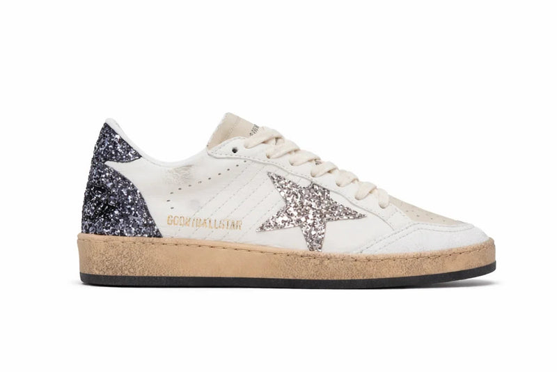 Golden Goose - White Black Silver Glitter