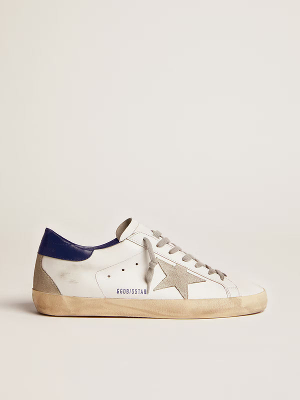 Golden Goose - Suede Star Blue Heel Man