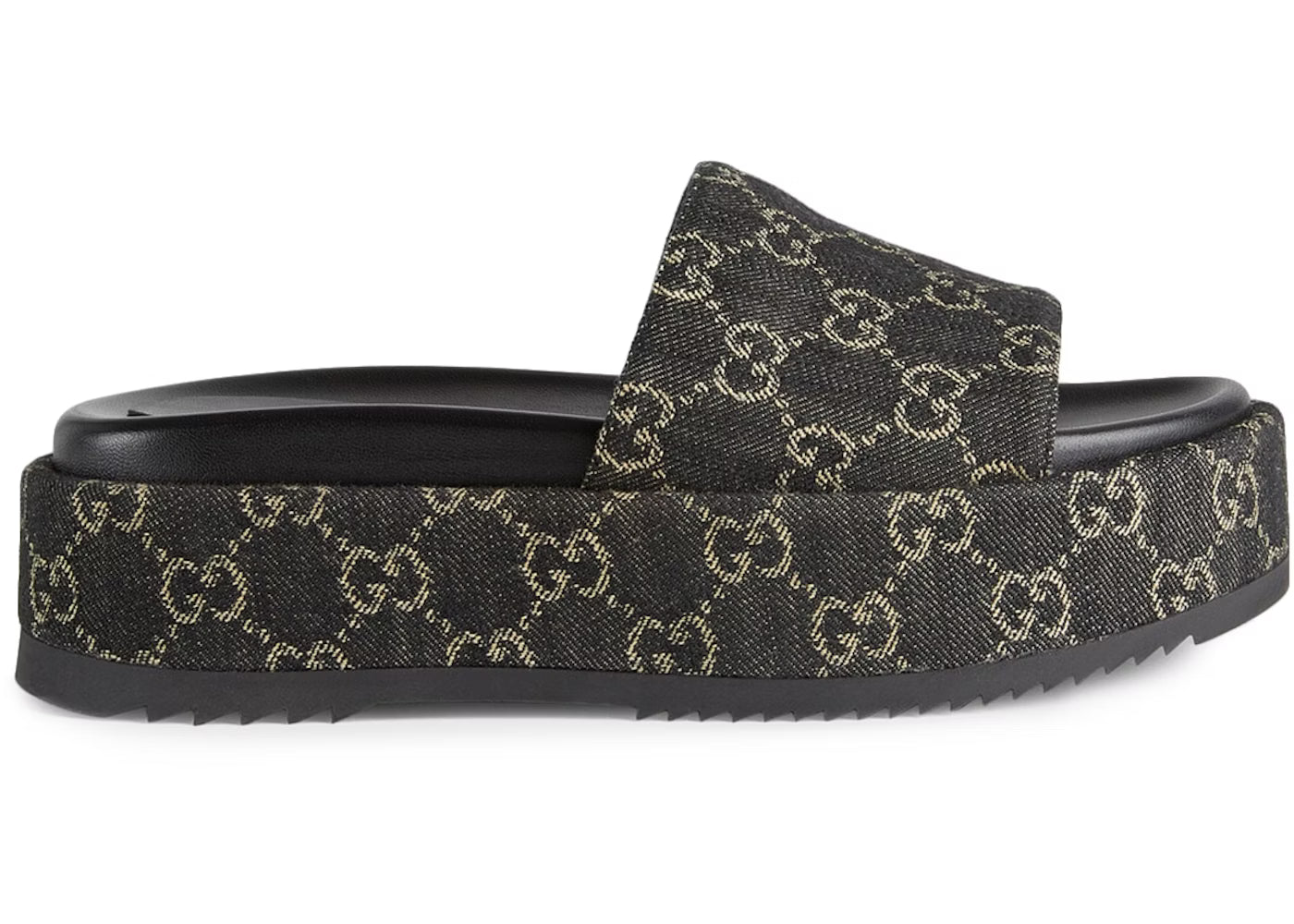 Gucci Angelina Platform 55mm Sandal -  Black