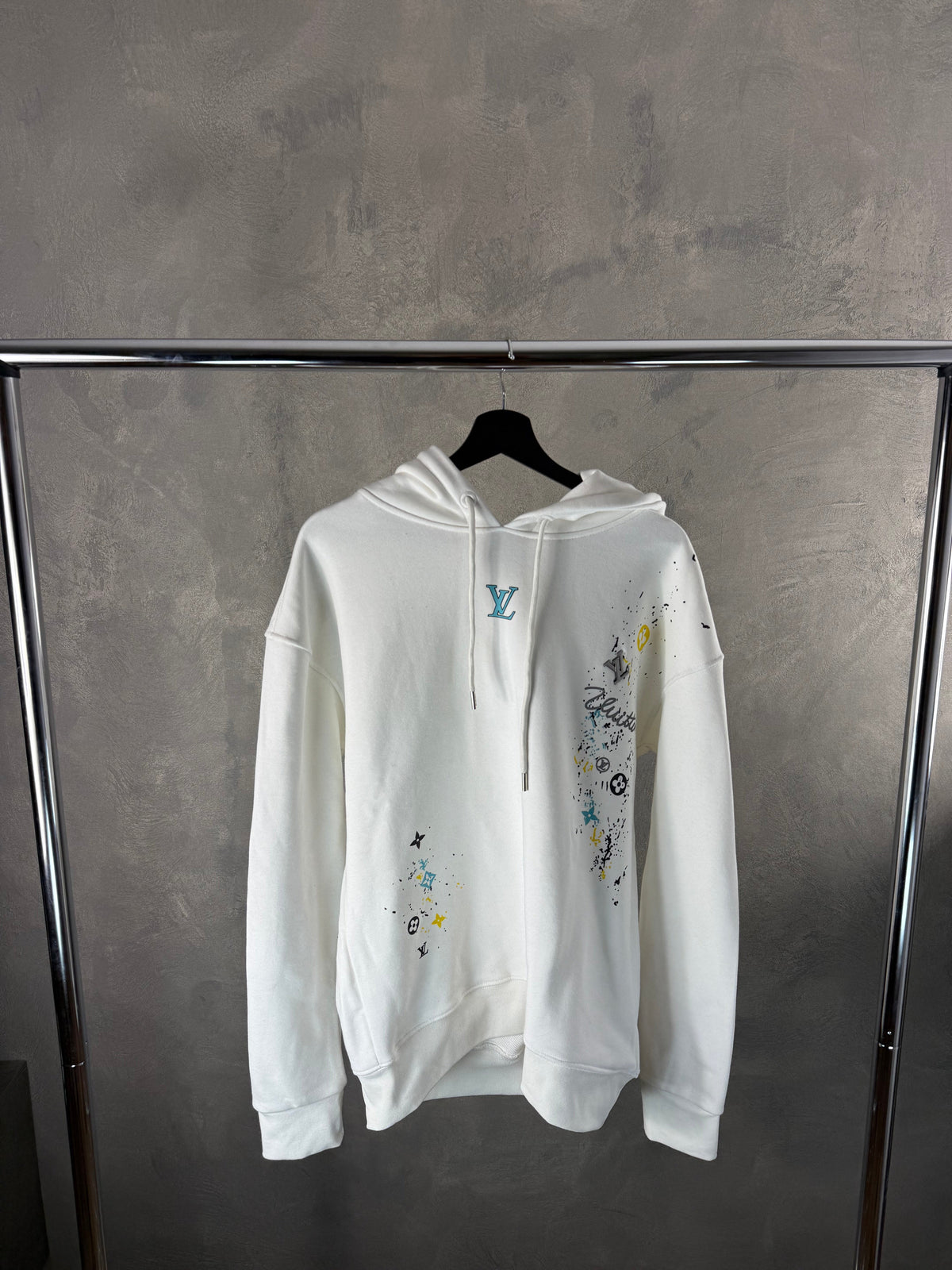 Herren - Louis Vuitton Weißer Hoodie