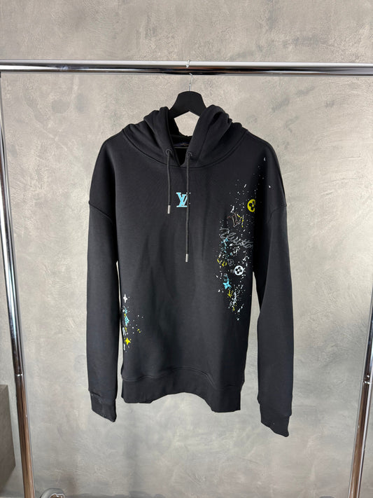 Herren – Louis Vuitton Schwarzer Hoodie