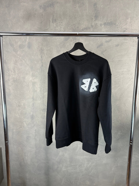 Herren – schwarzes Balenciaga-Hemd