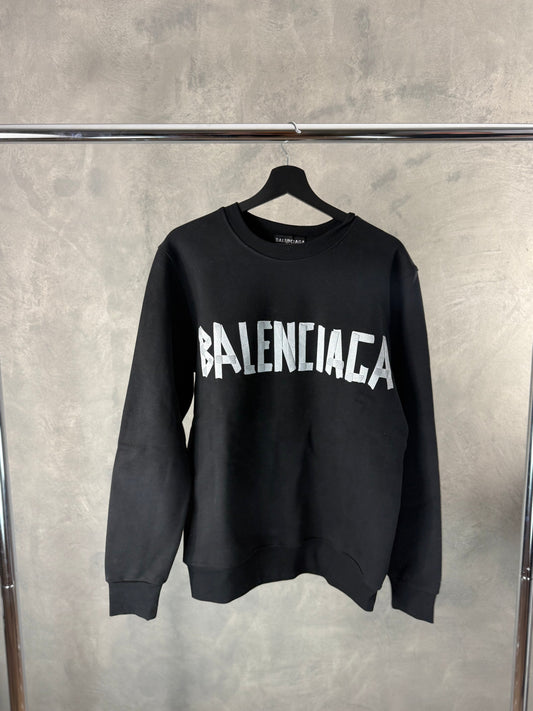 Herren – schwarzes Balenciaga-Hemd