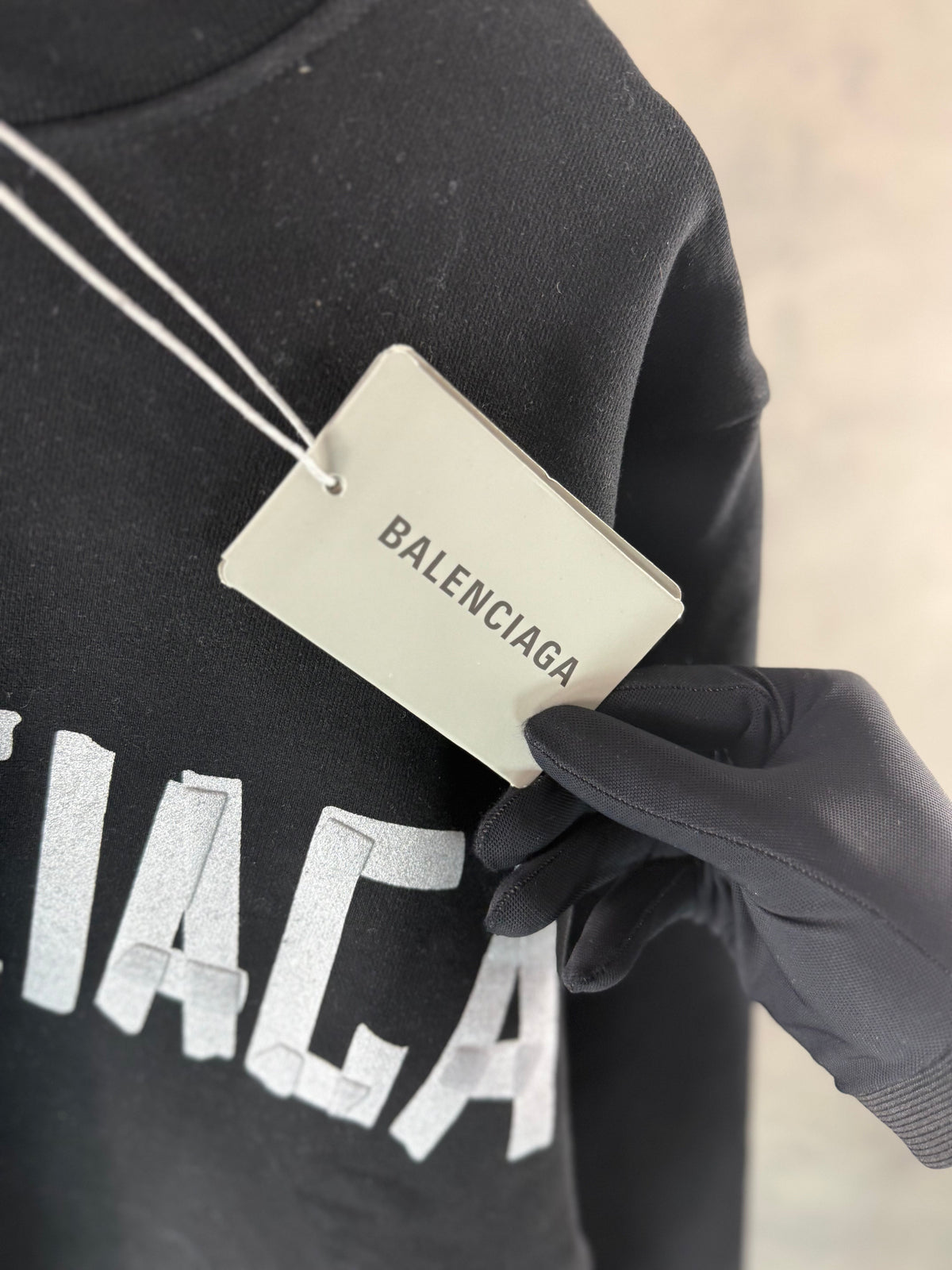 Man - Balenciaga Black Shirt