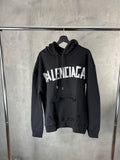 Herren – schwarzer Balenciaga-Hoodie