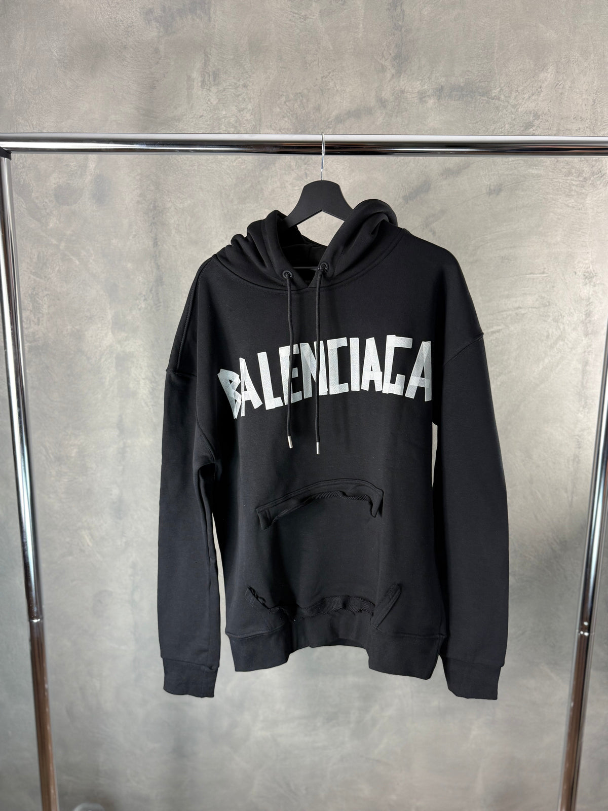 Men's Balenciaga Black Hoodie