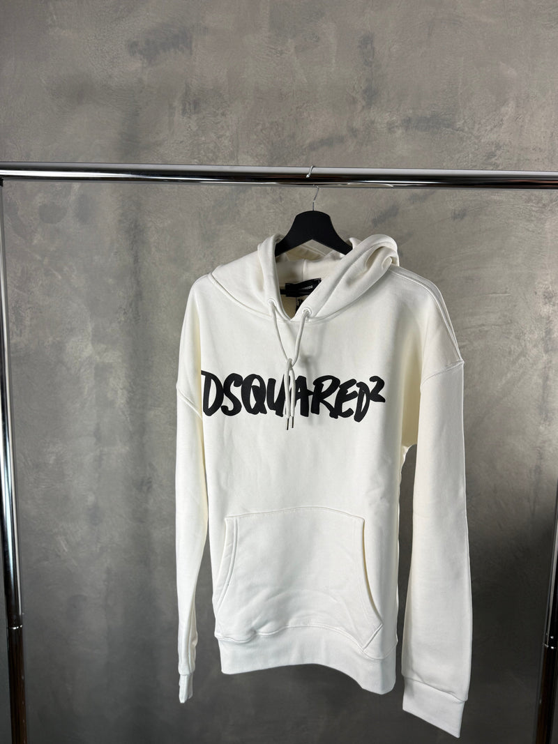 Man - DSQUARED White Hudie