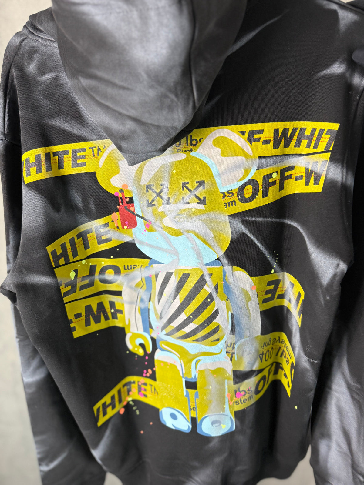 Herren - OffWhite Schwarzer Hoodie