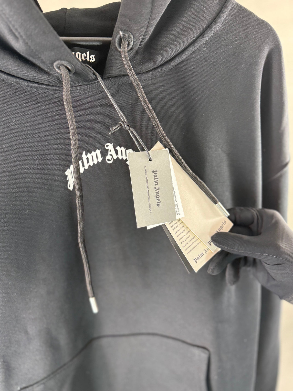 Man - Palm Angels Schwarzer Hoodie