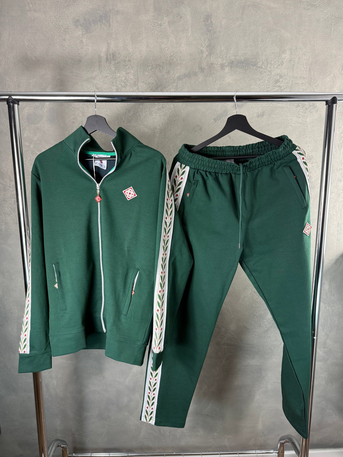 Herren – Grüner Trainingsanzug von Casa Blanca