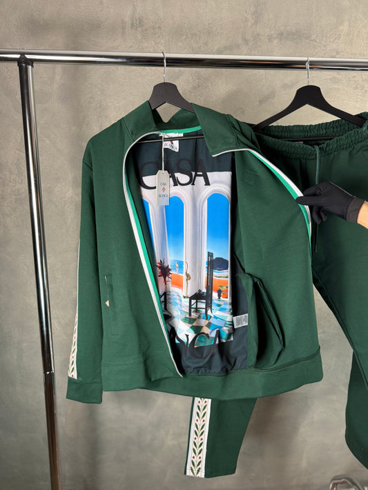 Herren – Grüner Trainingsanzug von Casa Blanca