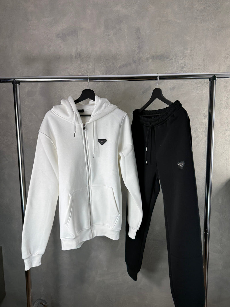 Man - Prada Black White Tracksuit