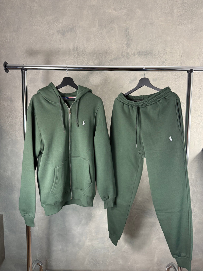 Man - Polo Green Tracksuit