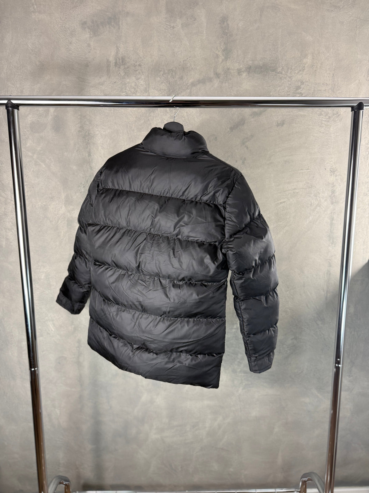 Herren-Polo-Jacke in Schwarz