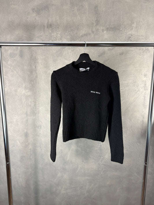 Damen - Miu Miu Schwarzes Shirt