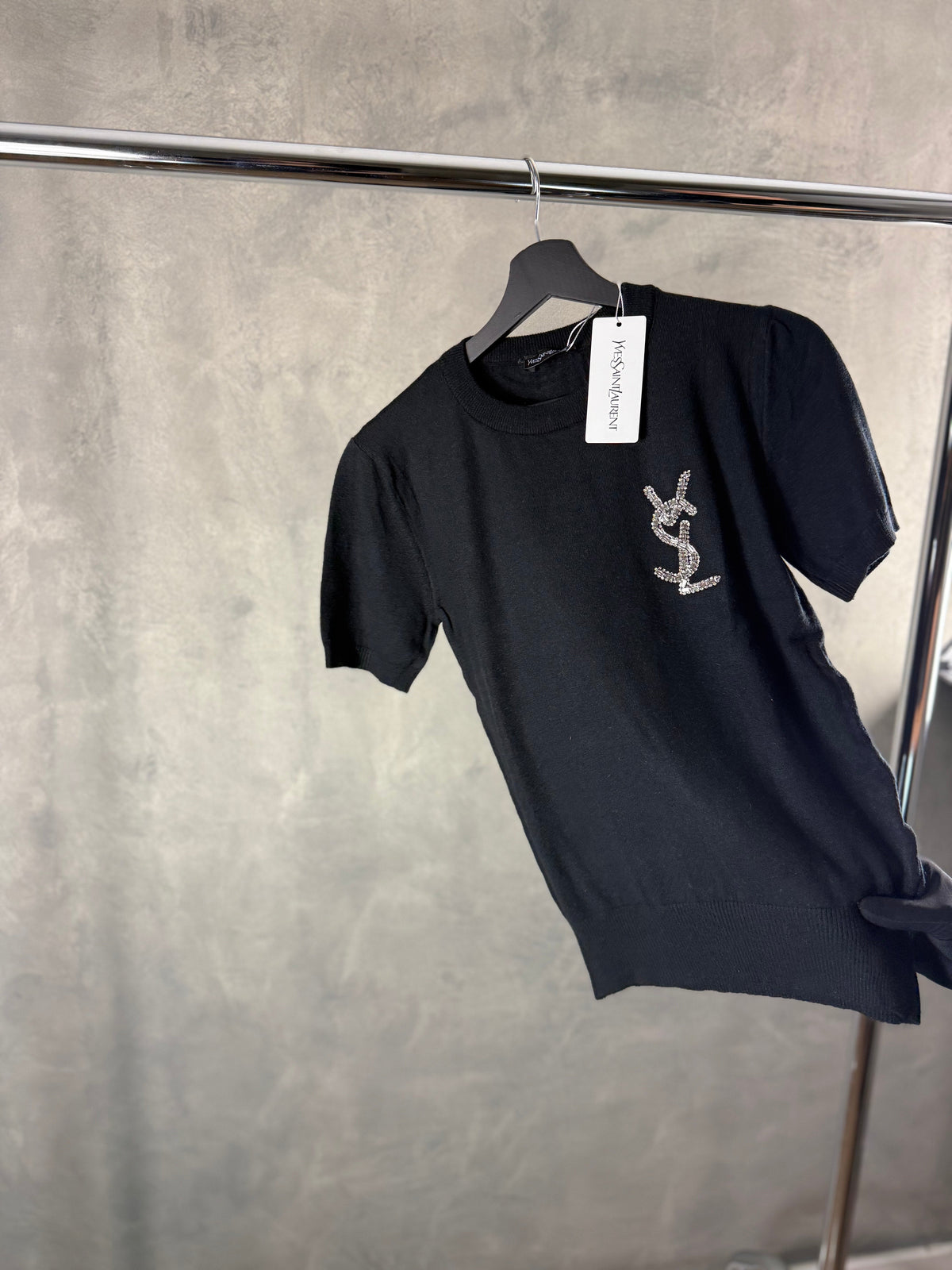 Women - Yves Saint Laurent Black Shirt