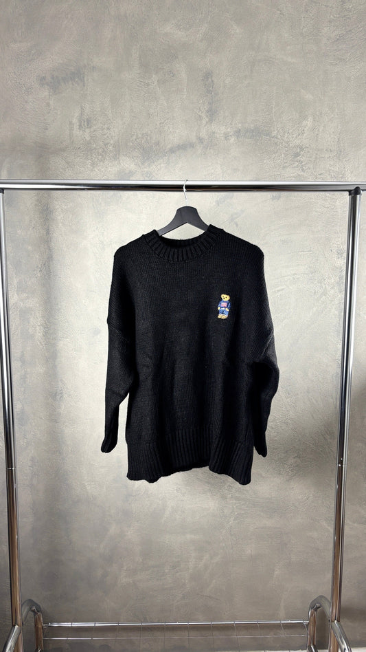 Damen - Schwarzes Poloshirt