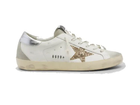 Golden Goose - White Silver Gold Glitter