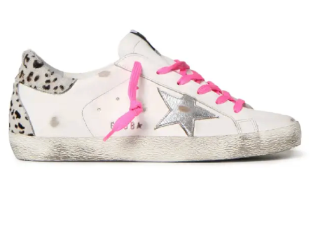 Golden Goose - White Silver Pink Leopard