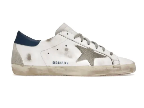 Golden Goose - White Royal Blue