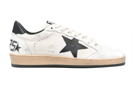 Golden Goose - White Nappa Black Star