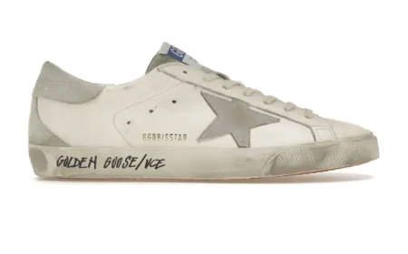Golden Goose White - Ice Gray