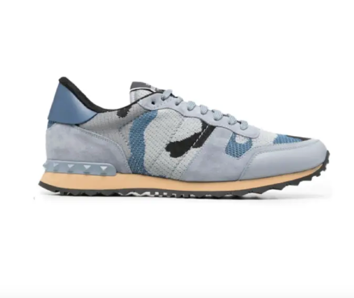 Valentino Garavani - RockRunner Grey Indigo Camo