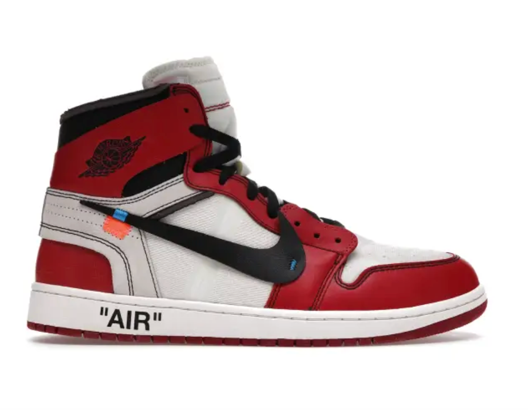 Off White Jordan 1 - Red - CHICAGO